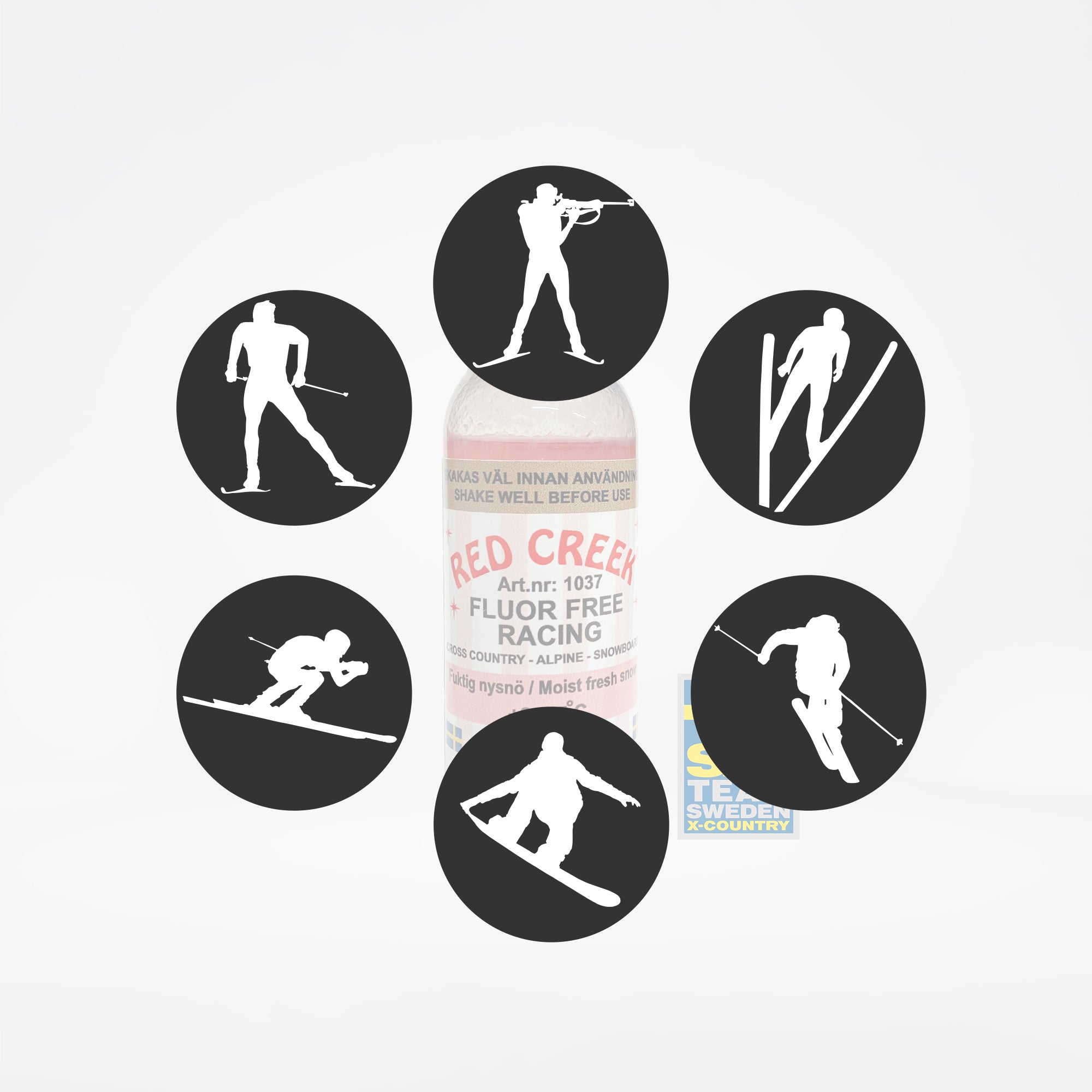 Fluor-Free Racing Liquid 90ml Red Ski Wax