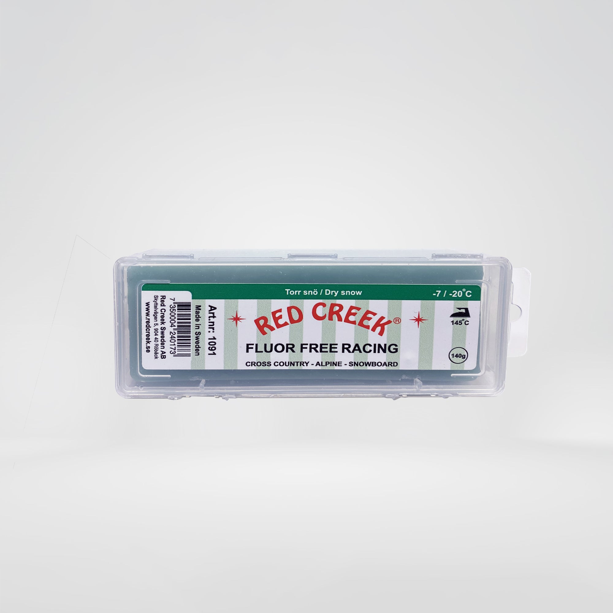 Fluor-Free Racing Paraffin 140gr Green Ski Wax