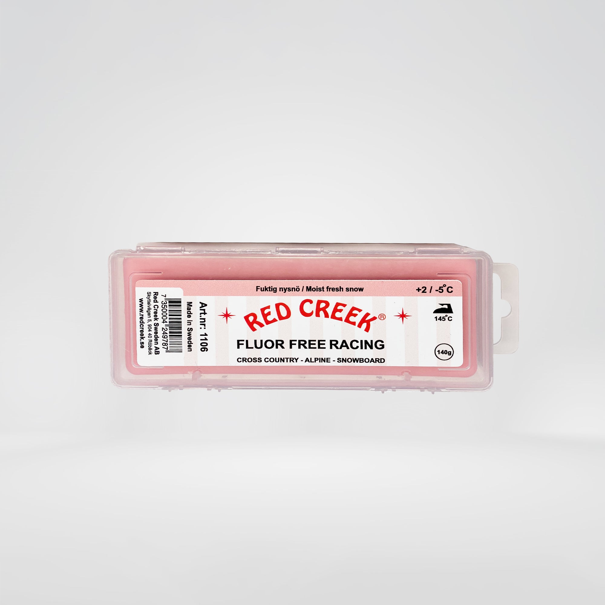 Fluor-Free Racing Paraffin 140gr Red Ski Wax