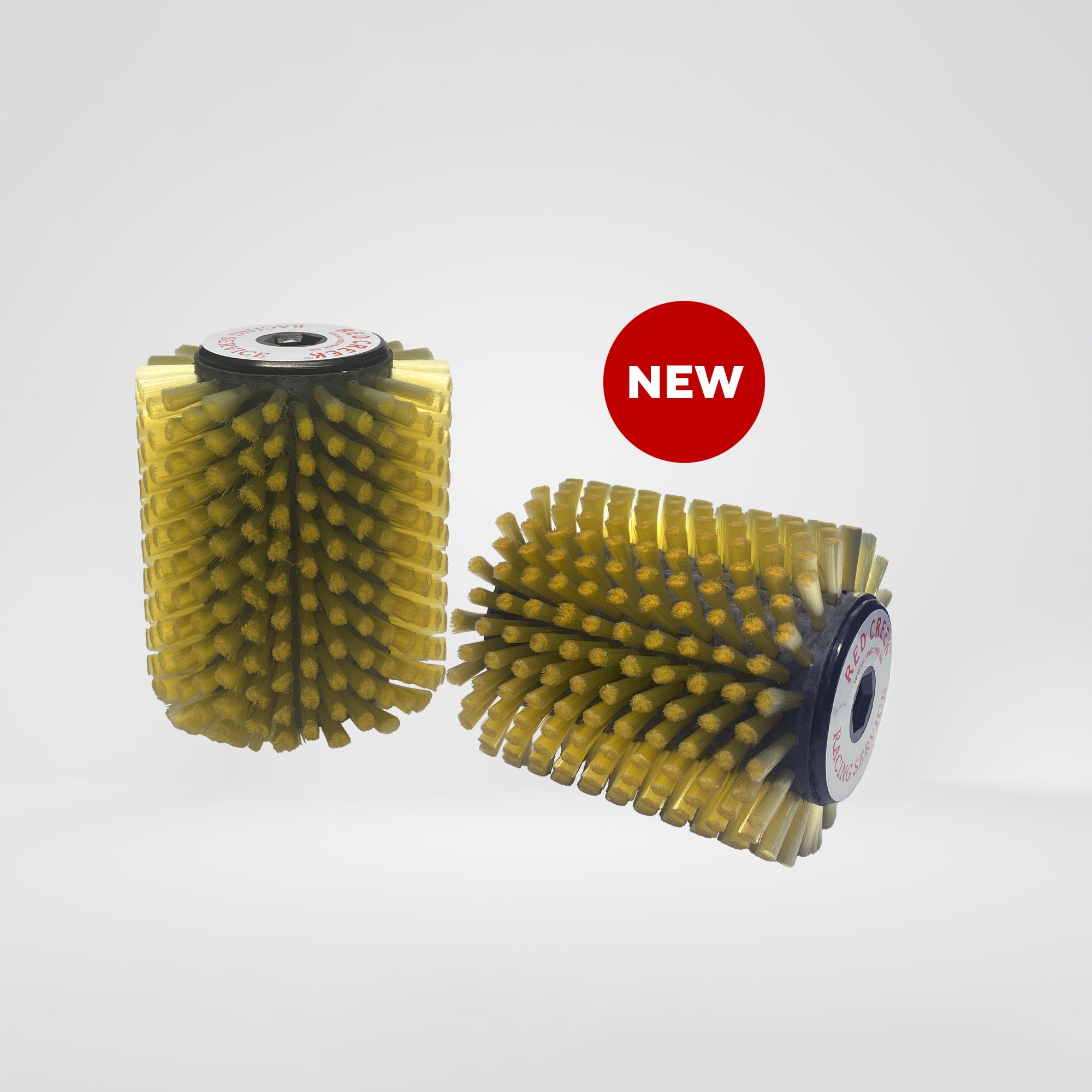 Gelbe superweiche RACING Rotobürste 100 mm
