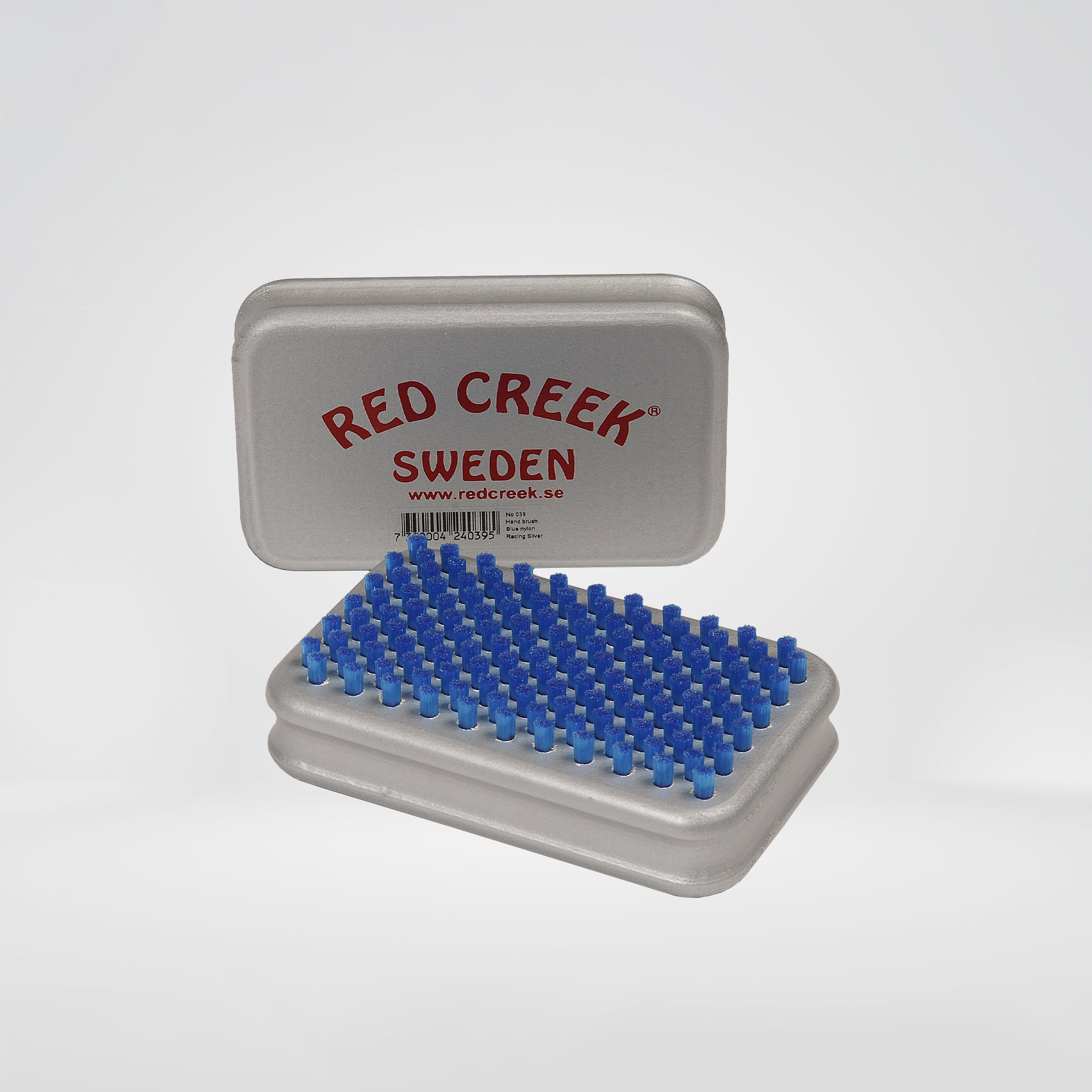 Racing Silver Blue Nylon Hand Brush