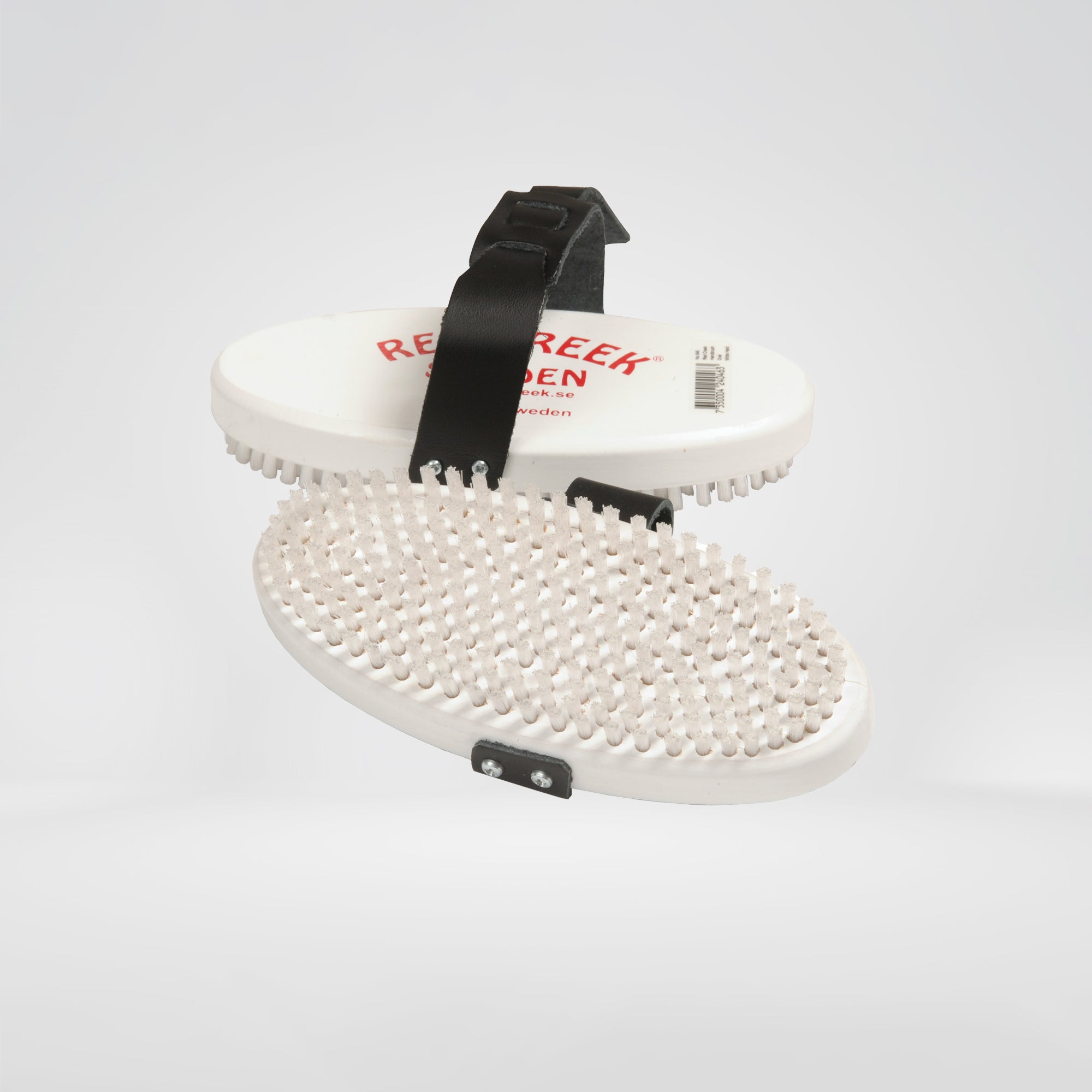 Weiße Hart Nylon Oval Handbürste 75x170mm