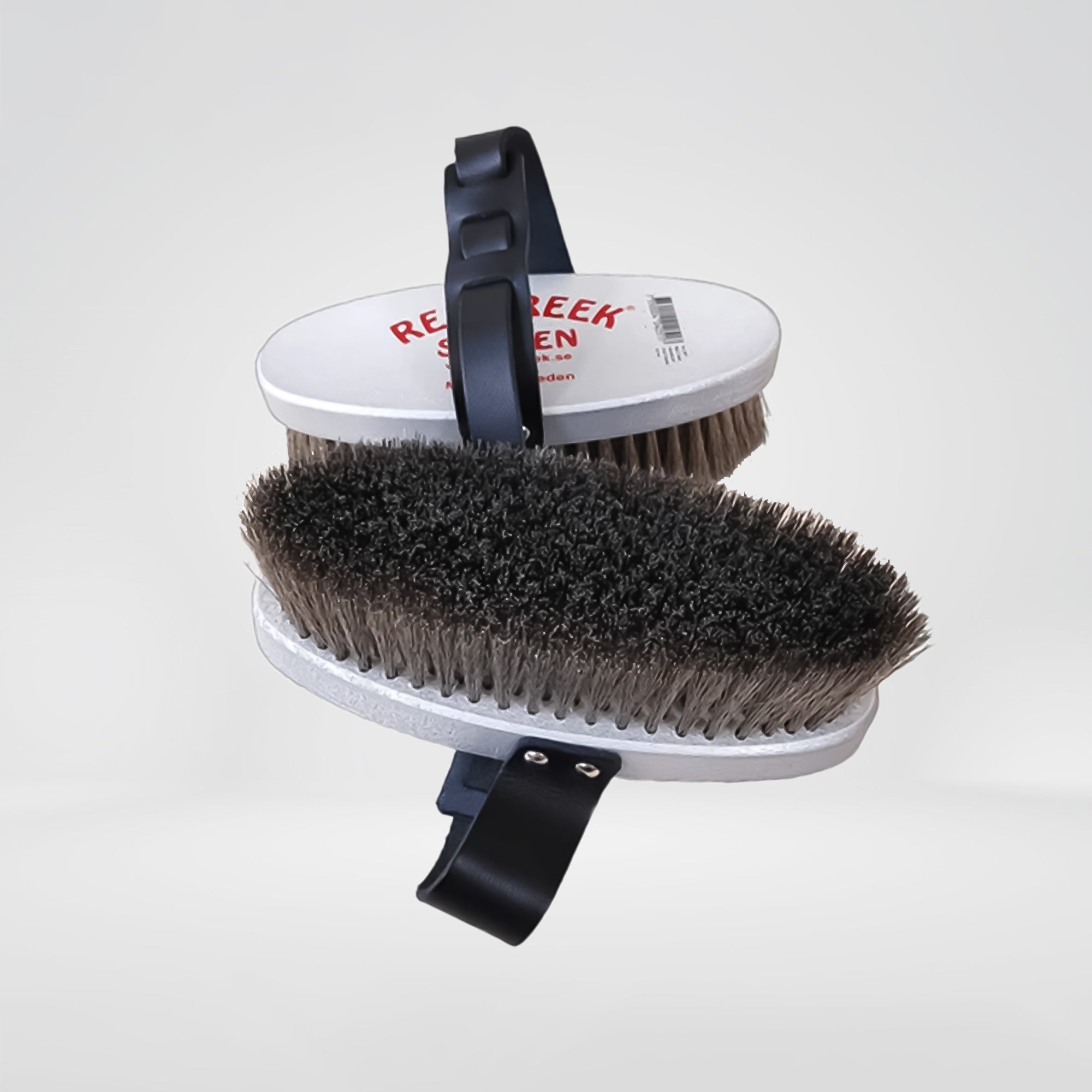 Racing Silver Steel Rough Brutal Oval Hand Brush 75x170mm