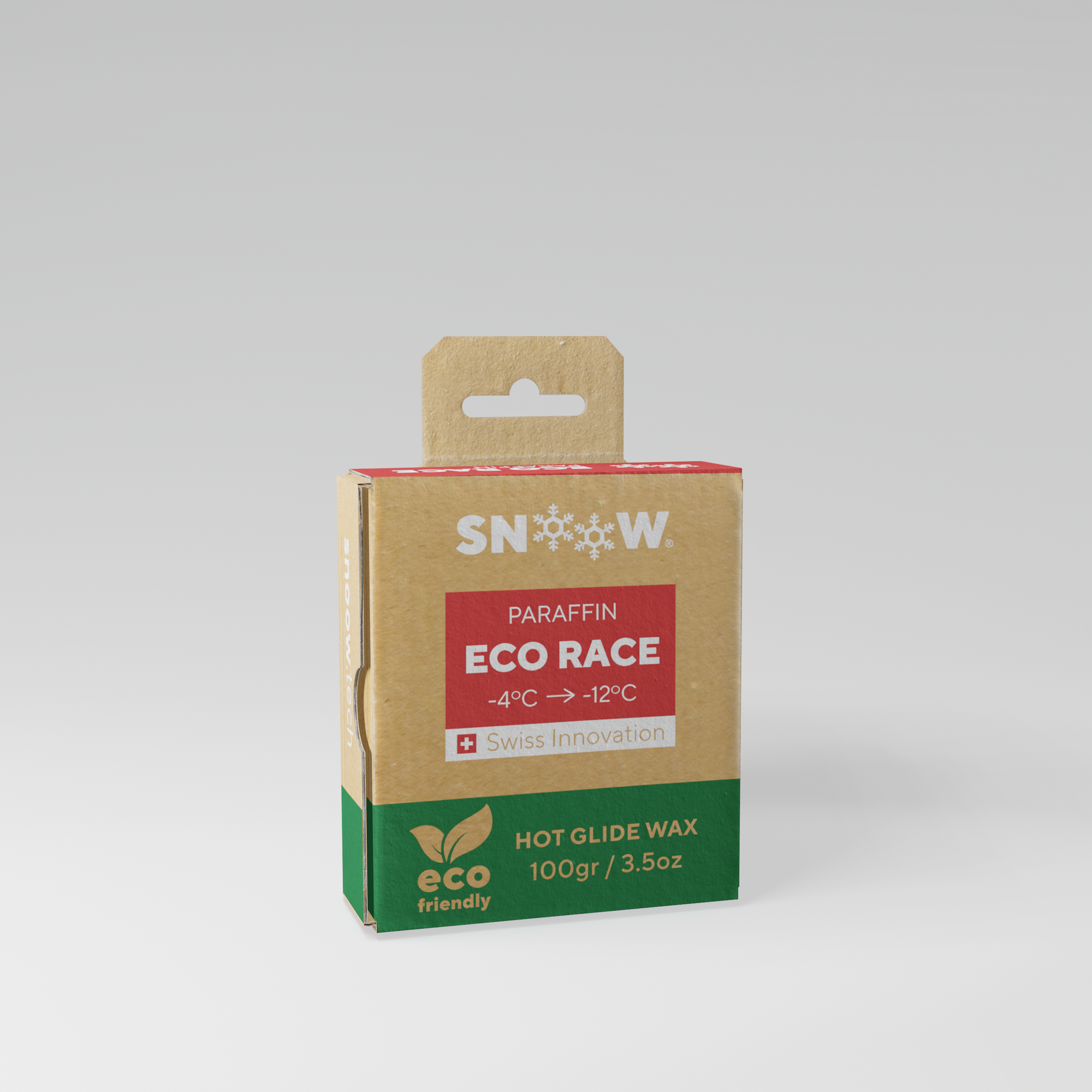 ECO RACE PARAFFIN SKIWACHS - Rot 100gr
