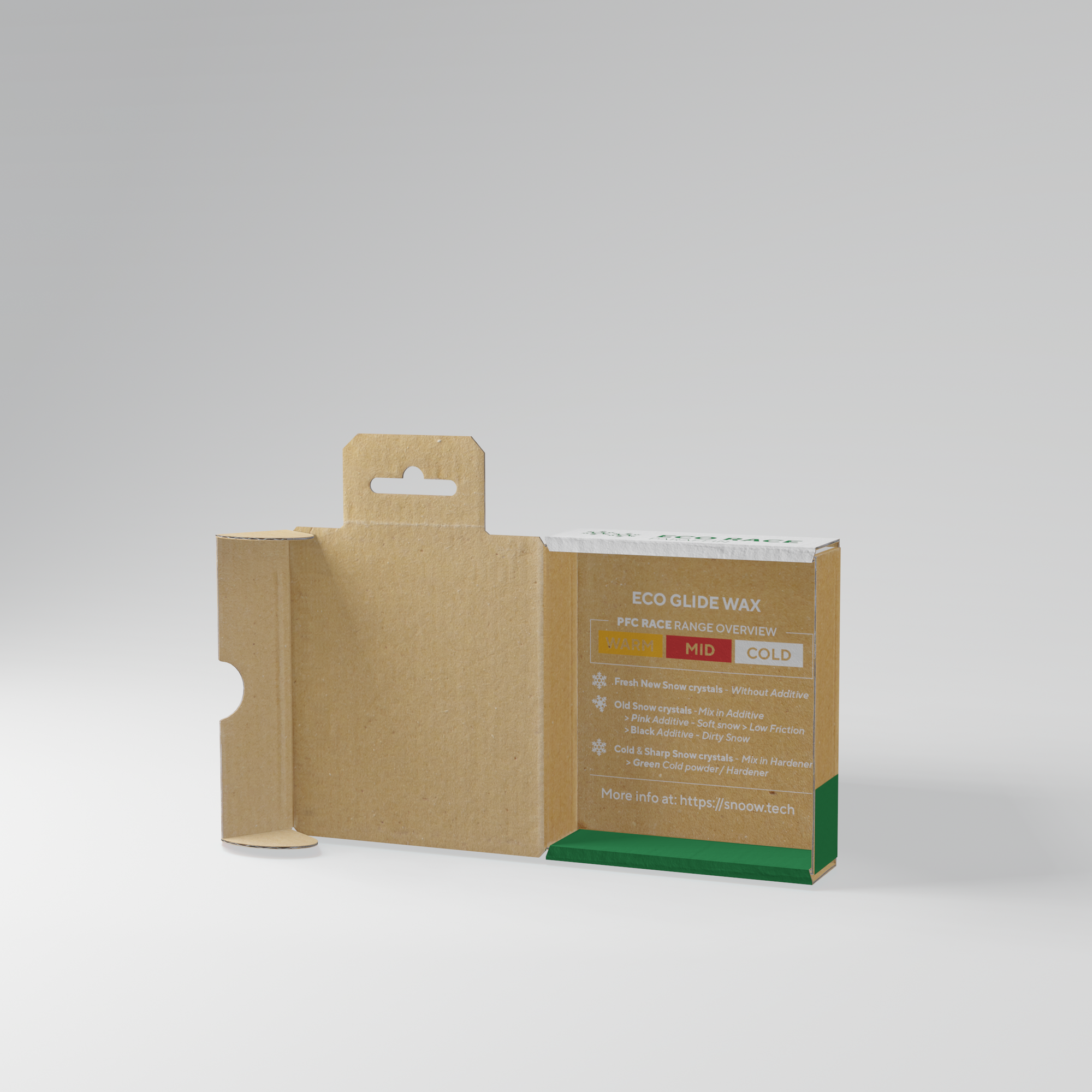 ECO RACE PARAFFIN SKIWACHS - Weiß 100gr