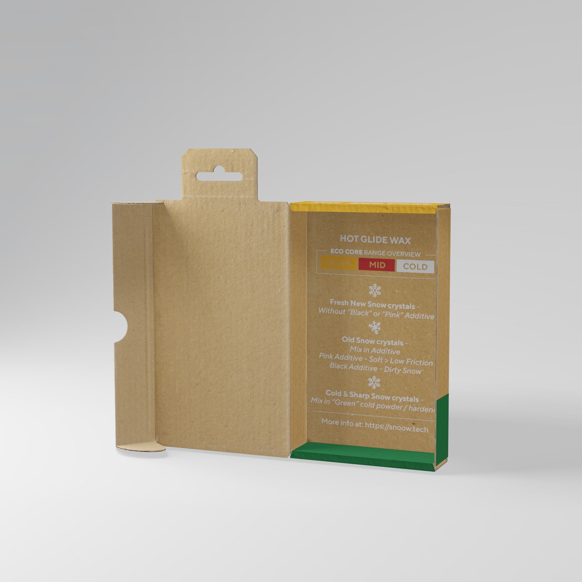 ECO CORE PARAFFIN SKIWACHS - Orange 180gr