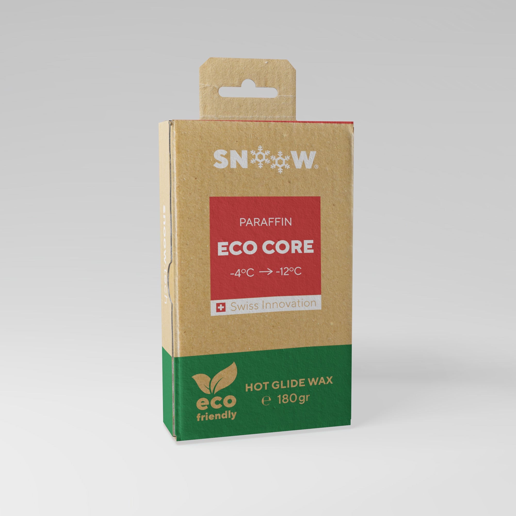 ECO CORE PARAFFIN SKIWACHS - Rot 180gr