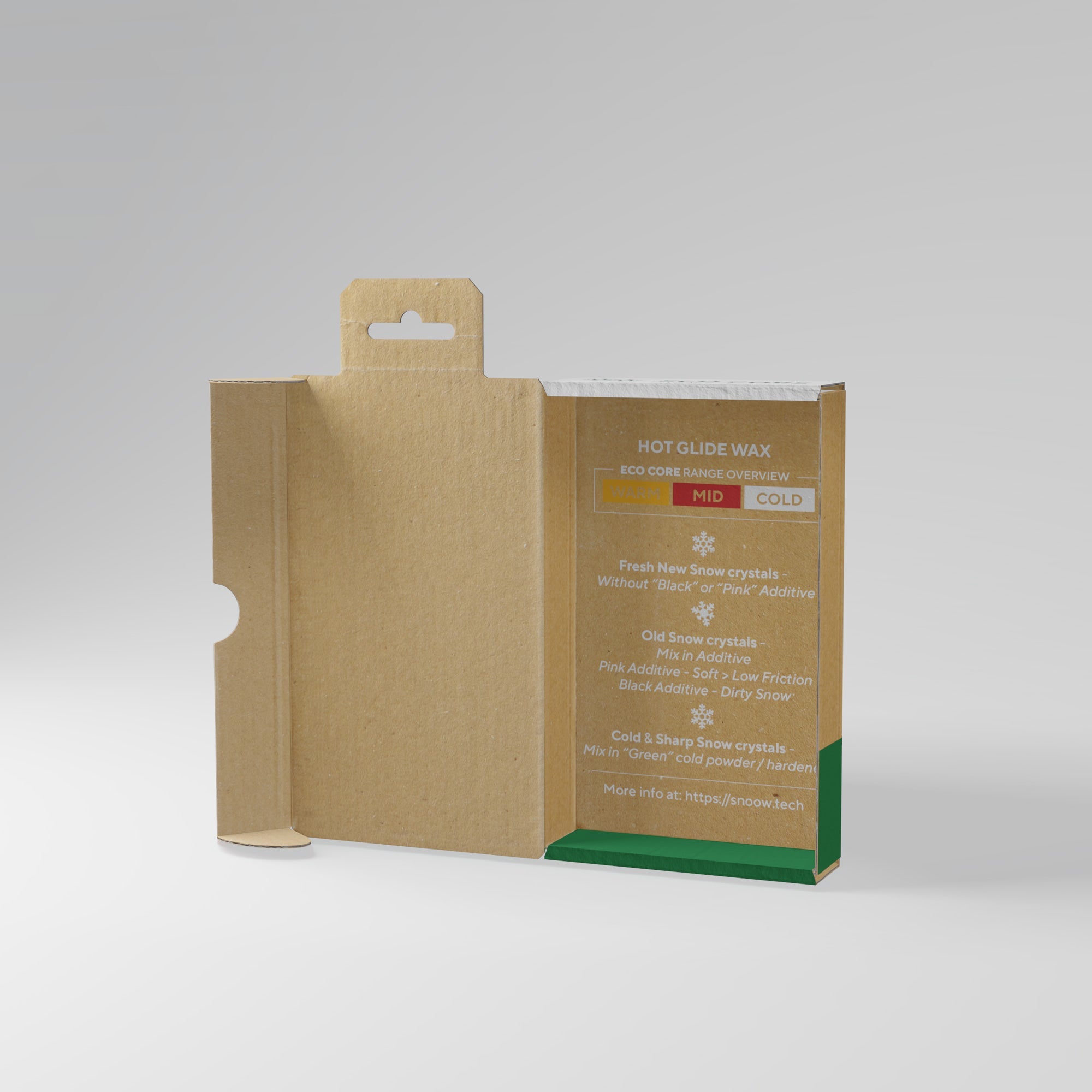 ECO CORE PARAFFIN SKIWACHS - Weiß 180gr
