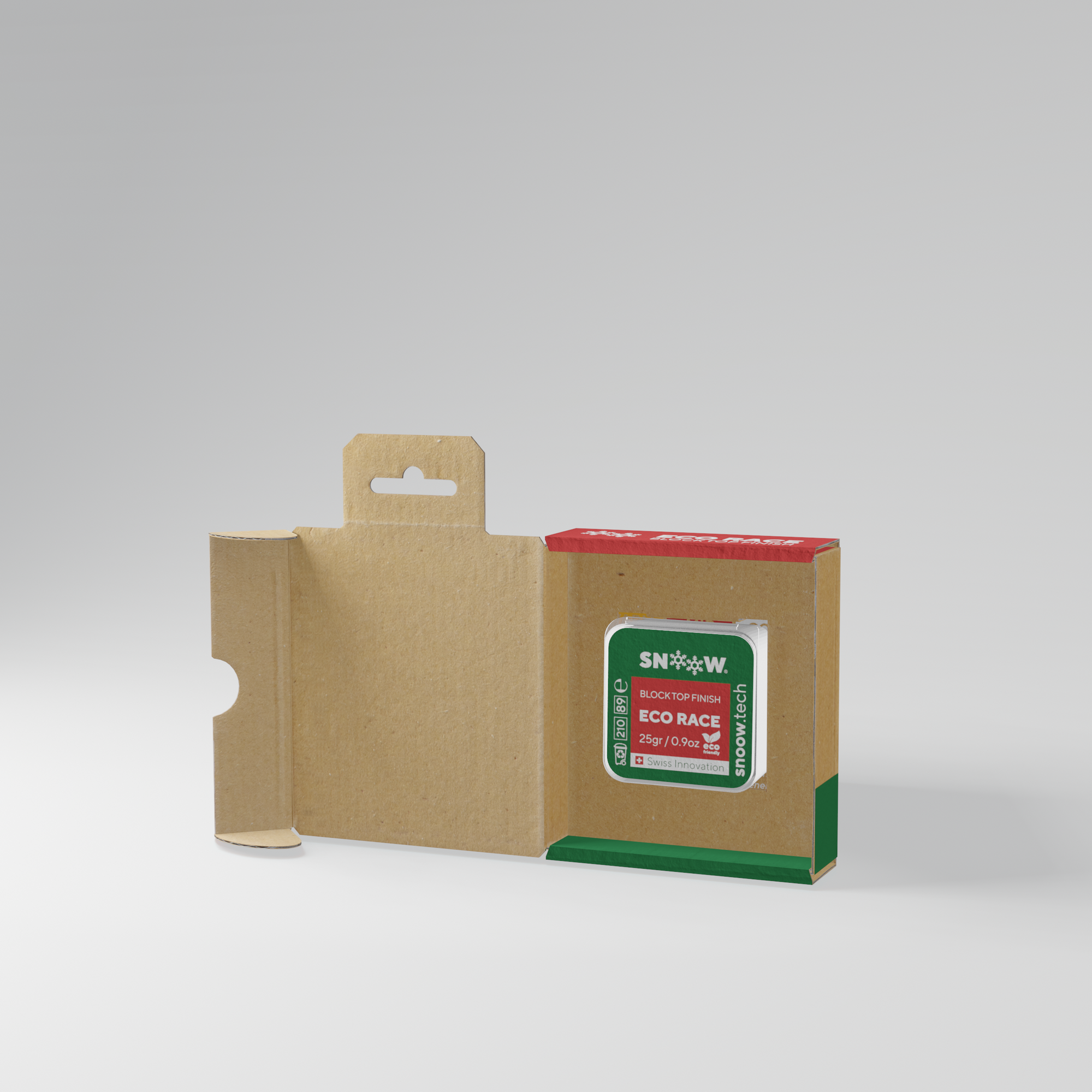 ECO RACE BLOCK SKIWACHS - Rot 25gr