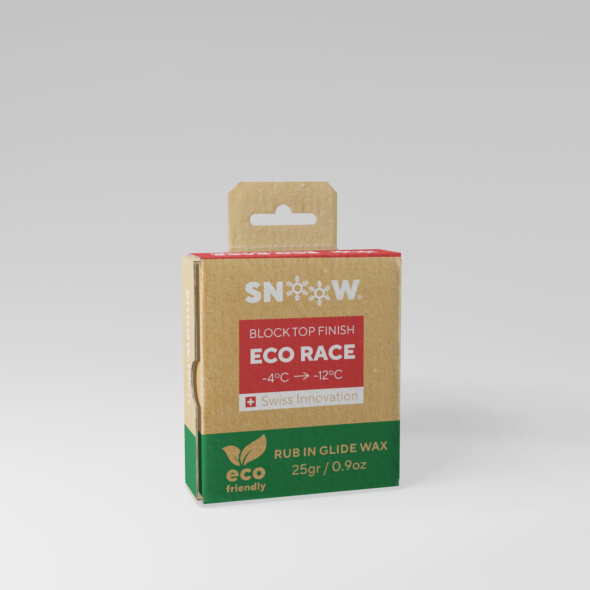 ECO RACE BLOCK SKIWACHS - Rot 25gr