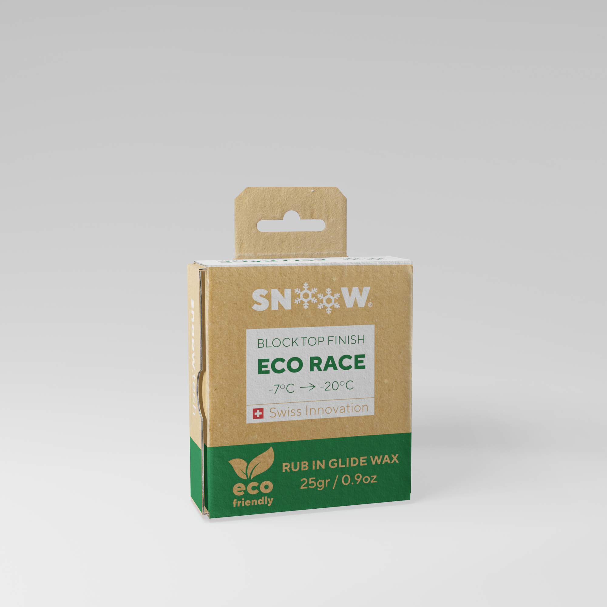 ECO RACE BLOCK SKIWACHS - Weiß 25gr