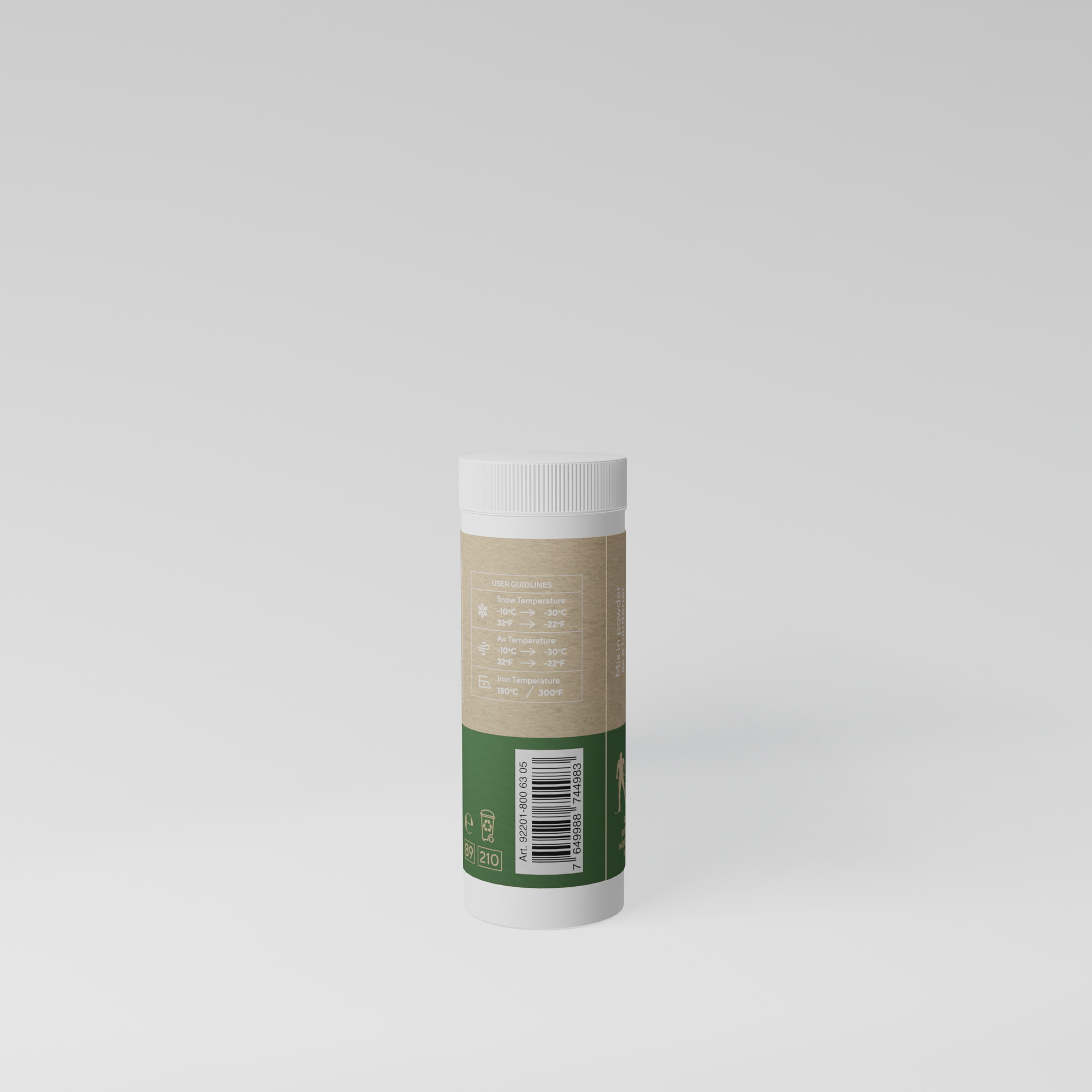 ECO RACE COLD POWDER SKI WAX - Green 40gr