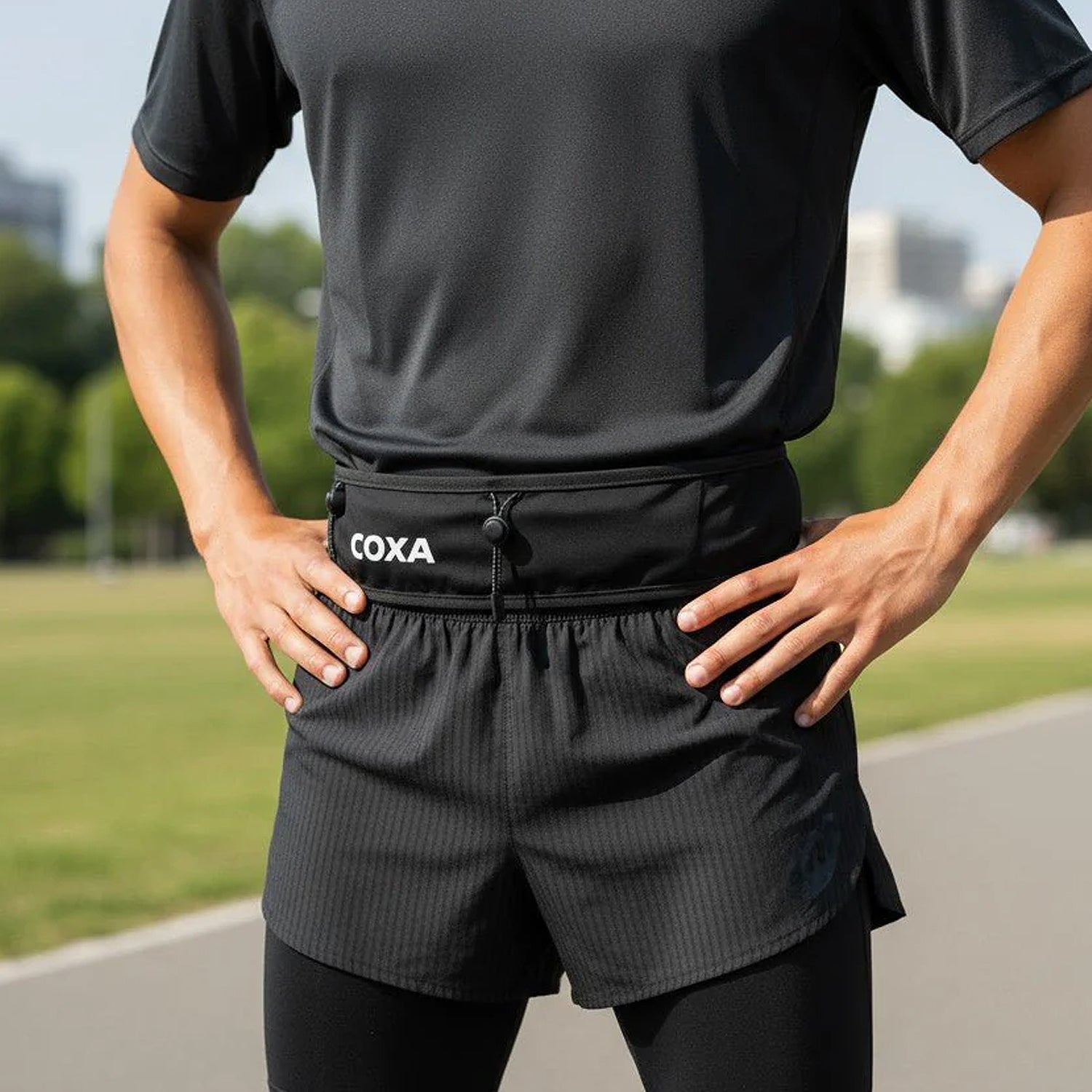 COXA Mara - Waist  Running Band - Front view man
