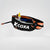 CoXa WR1 RACE Technical drink belt with insulated tube - Black Orange - View back open