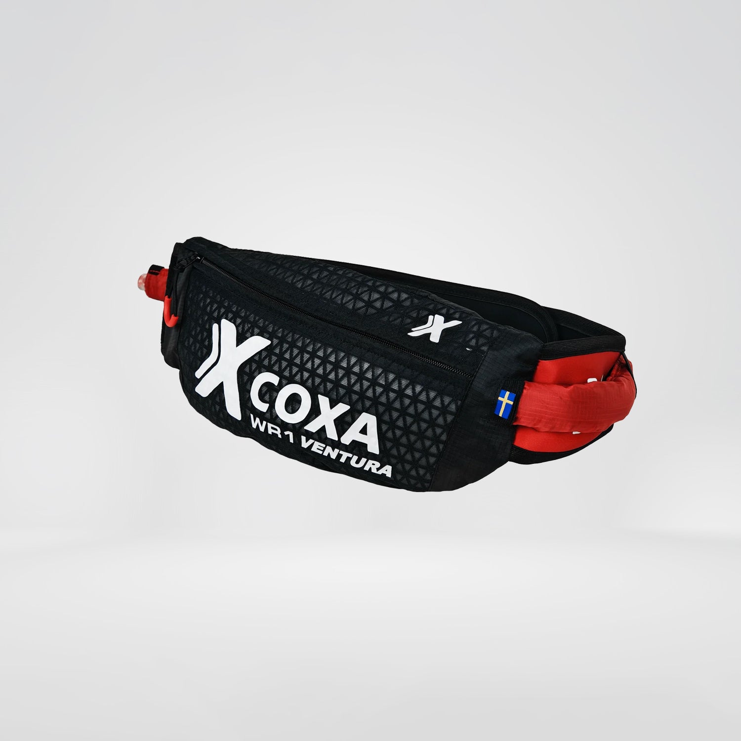CoXa WR1 Ventura Race Light Drink belt - Color Black Red - View back