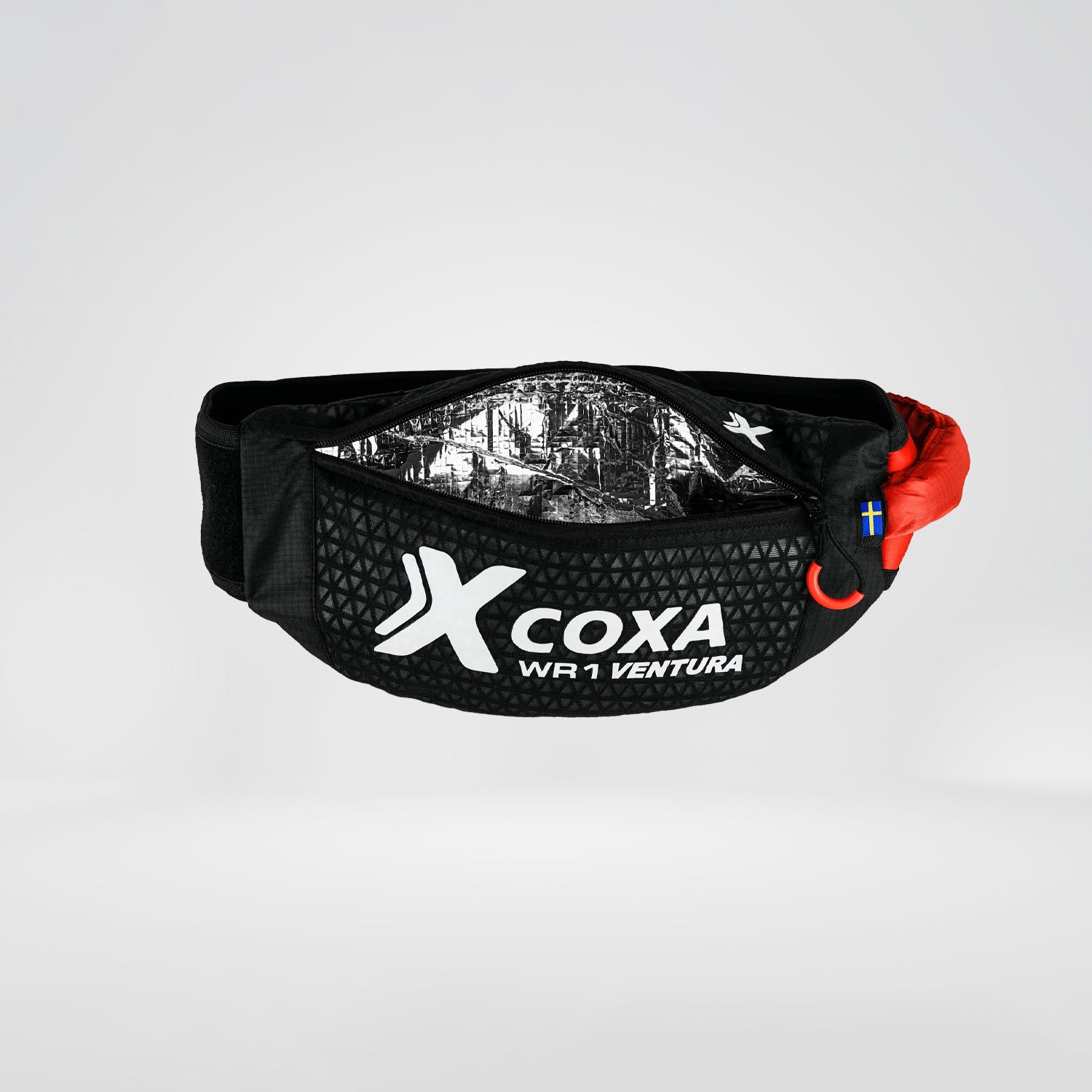 CoXa WR1 Ventura Race Light Drink belt - Color Black Red - View open