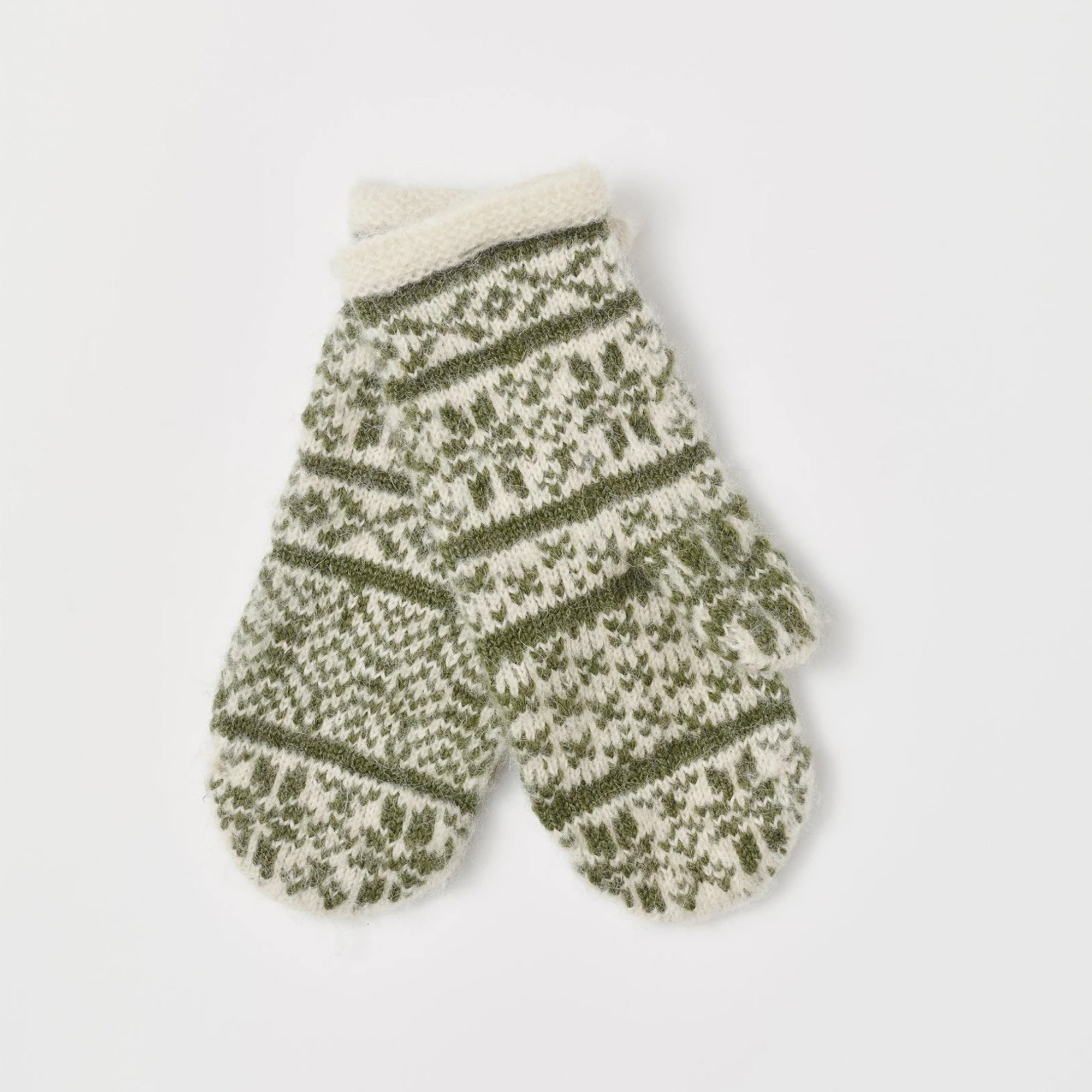 OAD Knitted Norwegian Mitten - Back