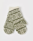 OAD Knitted Norwegian Mitten - Back