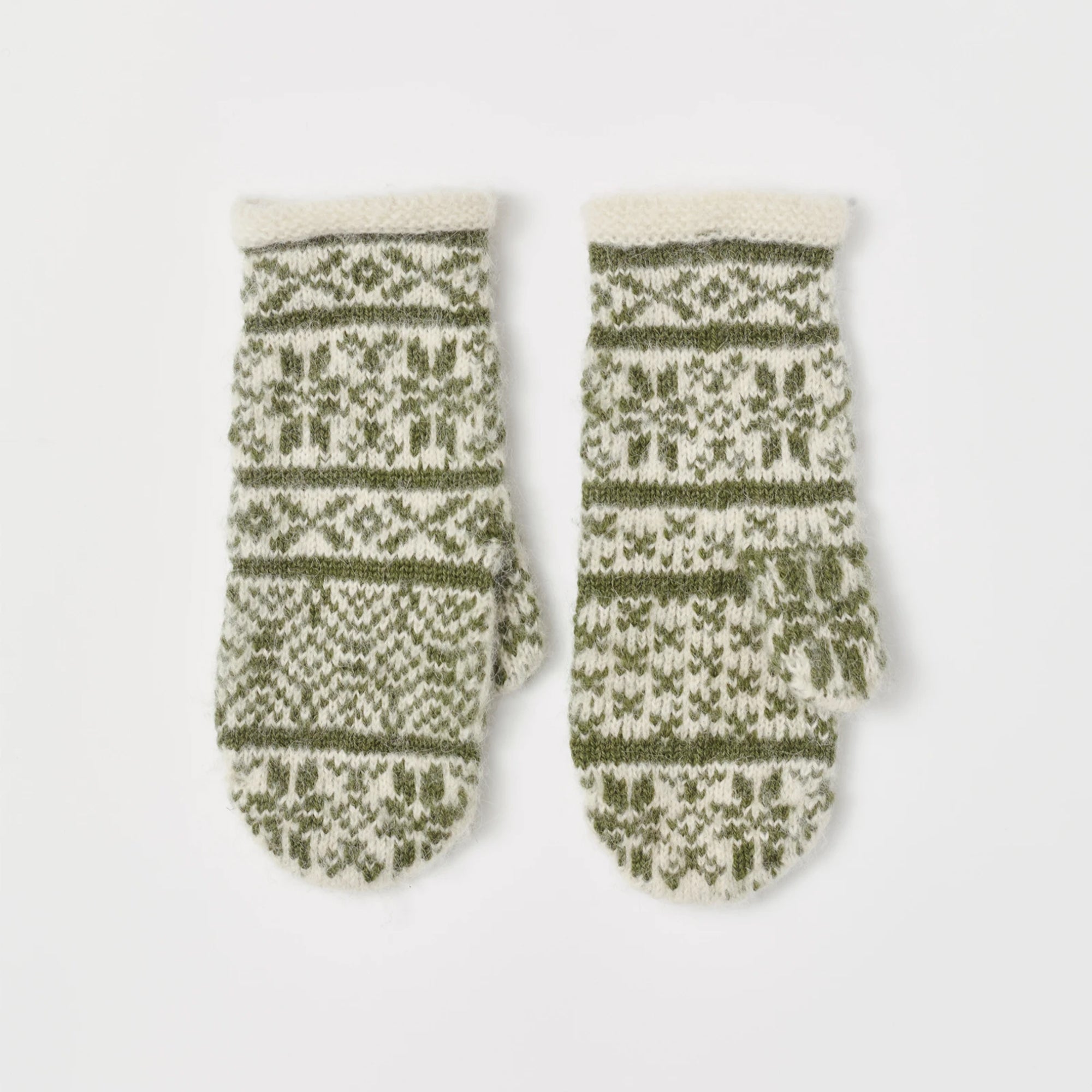 OAD Knitted Norwegian Mitten - Front 2