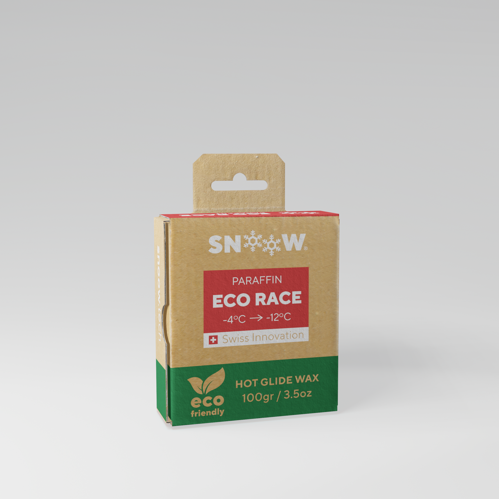 ECO RACE PARAFFIN SKI WAX - Red 100gr